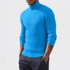 Men's High Neck Knit Sweater Casual Pullover Base Layer