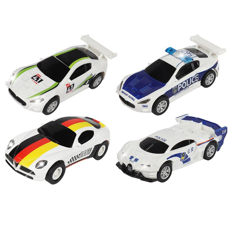Elektrische Analog-Slotcars 1:64 Slot-Rennwagen Maßstab 1/64 Rennstrecke Spielzeugteile Zubehör