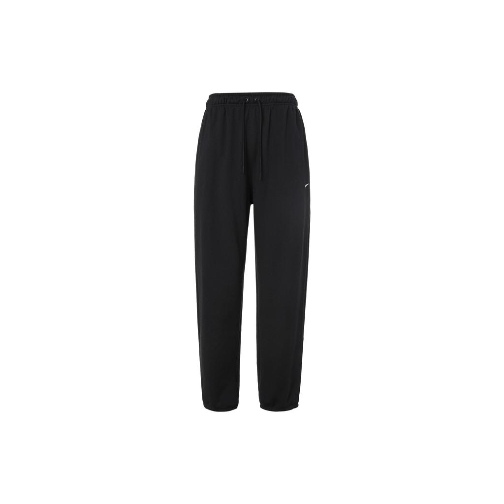 Nike Sportswear Circa Elastic Waist Joggers With Solid Color Logo Print Men Bottoms Black FB2814-010