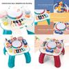 Multifunktionaler Baby-Lerntisch mit Musikspielzeug für Kinder von 1 bis 3 Jahren