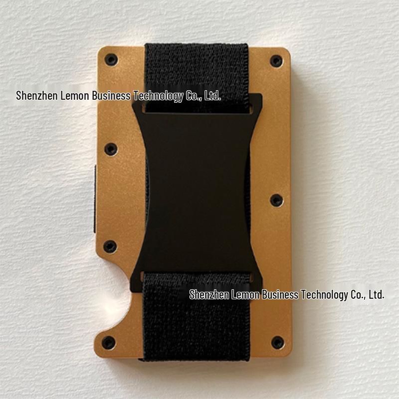 Горячая Распродажа RFID Антикража Карбоновое Волокно Металлический Держатель для Карт Кошелек с Зажимом для Денег