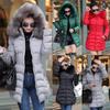 Stylish Winter Ladies Puffer Jacket With Luxurious Fur Hood For Ultimate Warmth