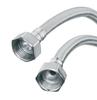 Tubo Flessibile Intrecciato in Acciaio 3/4"X3/4"", Lunghezza 40 Cm