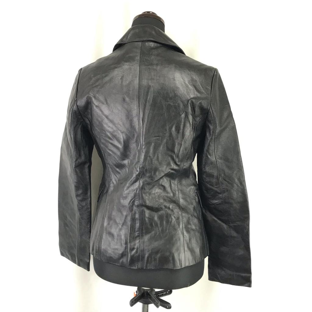 First Avenue Sheepskin Leather Tailored Jacket [Women M/Black] Korea(USED)