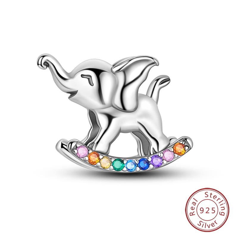 100% Copper Moon Mermaid Turtle Coral Shell Hummingbird Charms Beads Fit Qikaola Bracelets Exquisite Diy Jewelry