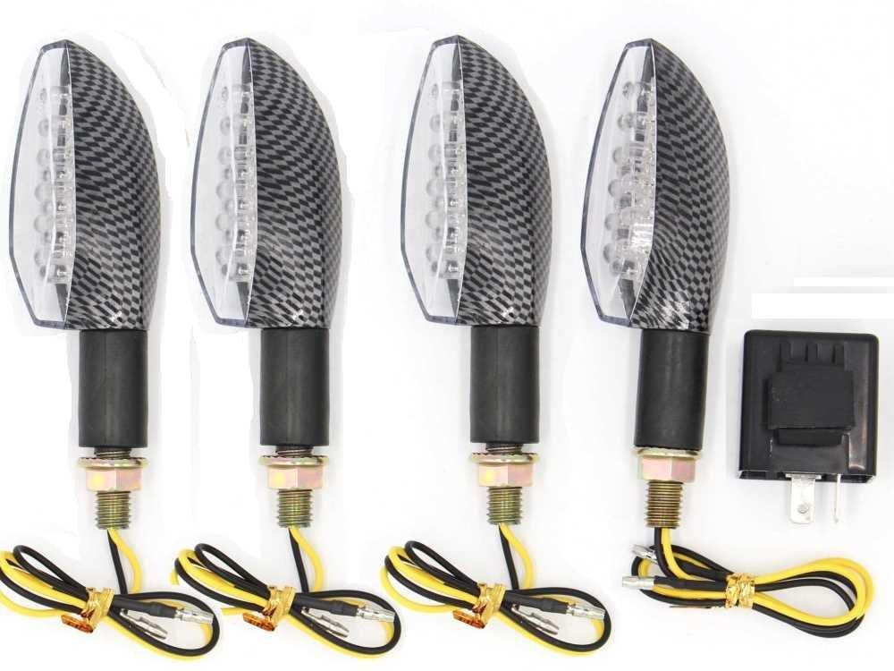 15 Row LED Arrow Turn Signals for Motorcycles Set of 4 (No Relay)