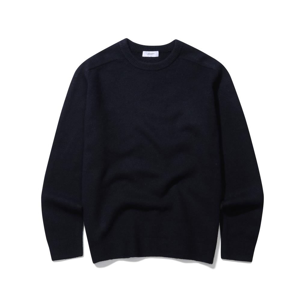 LEDEPT Washable Raglan Round Pullover [Navy]
