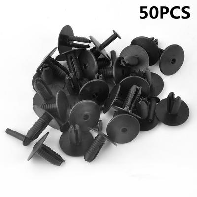 20 X MAZDA Nero in Plastica Vite Fit clip pannello foro 8 mm collo 15 mm