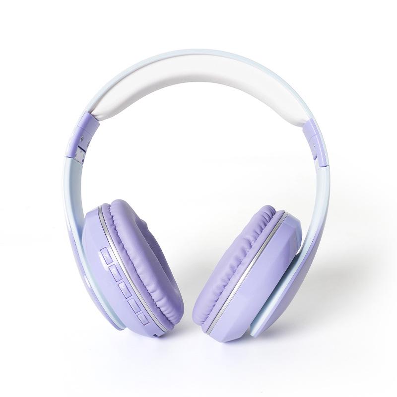

Бездротові Bluetooth-навушники GT650 з оголов ям та тривалим терміном служби батареї фіолетовий