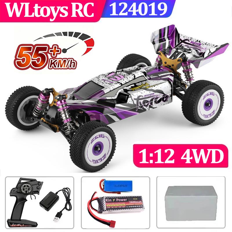 75 KM/H WLtoys 124016 124017 60 KM/H 144001 Rc Electric 4wd Battery High Speed Atv Remote Control Drift Rc Cars for Adults Toys