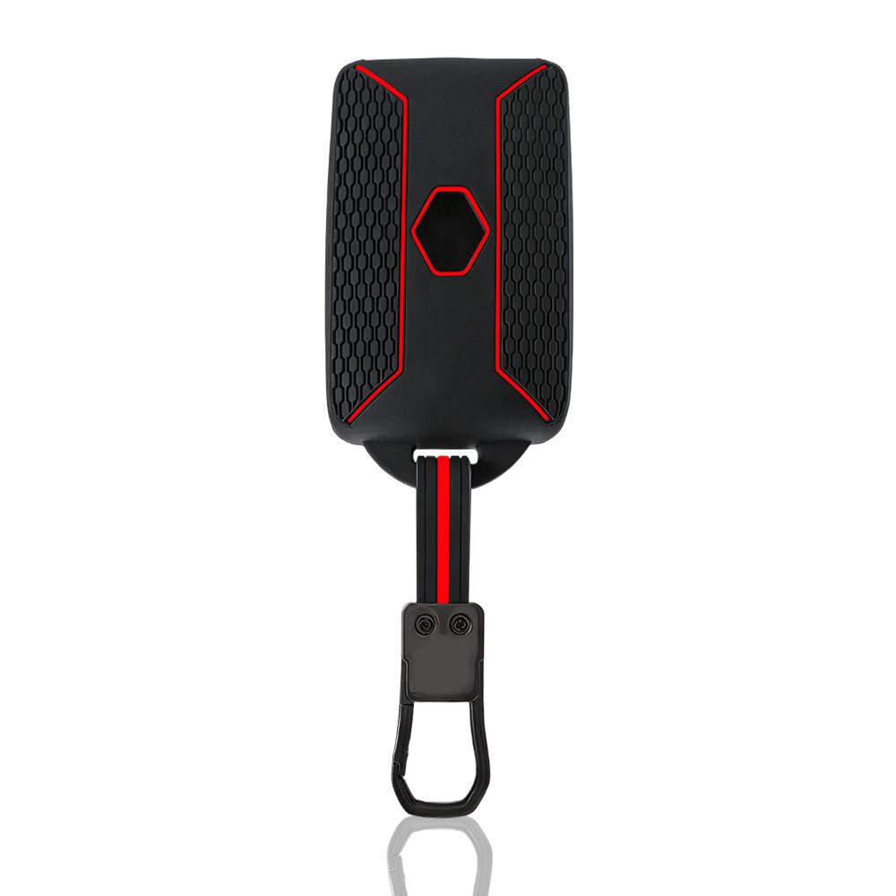 Silicone Car Key Case Cover Fob For Renault Captur Megane Talisman Espace Clio Zoe Koleos Scenic 4 Arkana Dacia Sandero Card