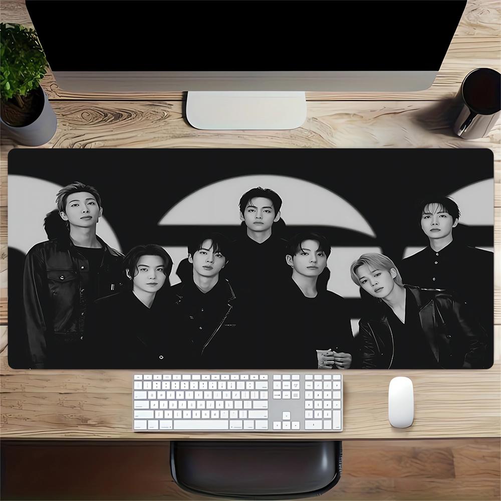 Urban Night Vibes Large Gaming Mouse Pad Nonslip Rubber Base Waterproof Desk Mat For Office Pc Laptop