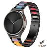Pulseira de metal + resina de 20mm 22mm para samsung galaxy watch 5 pro 4 3 pulseira clássica 40mm 44mm 42mm 46mm 45mm active 2