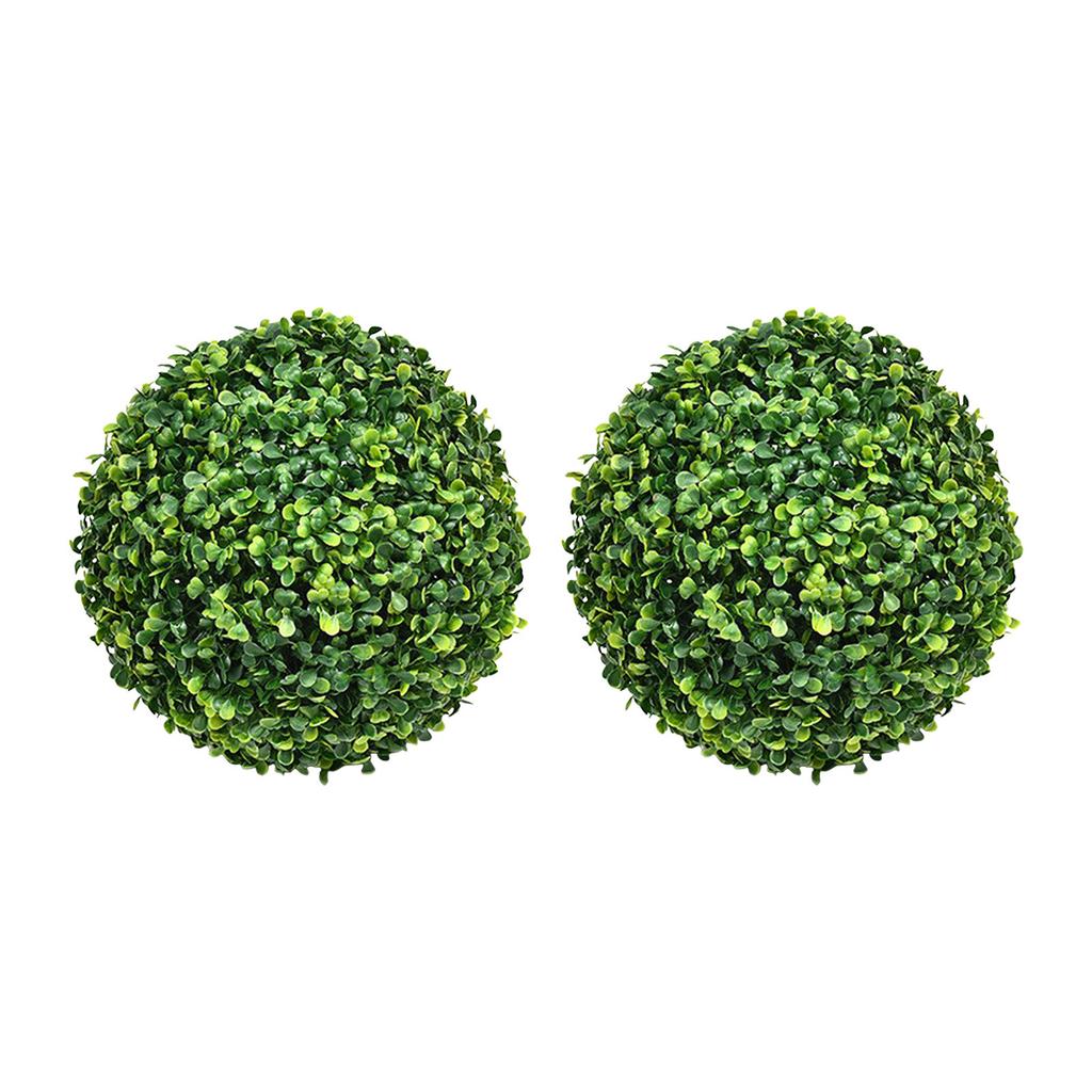 2 Packs Of Artificial Tree Milan Grass Balls Simulated Pruning Balls For Home Decoration