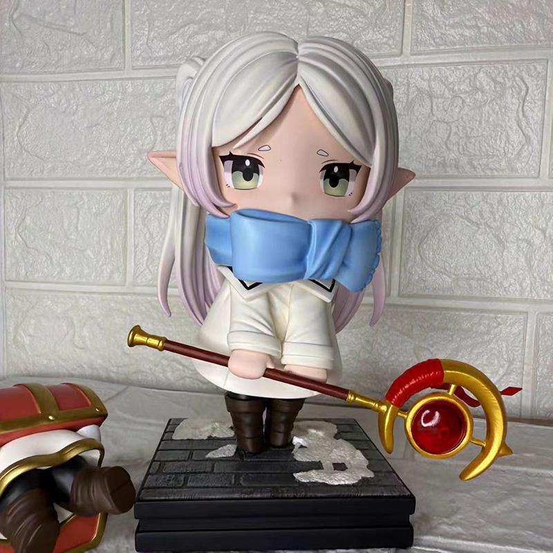 13cm Frieren: Beyond Journey's End Animacja Akcesoria Ręcznie robiony Model Figurka Pogrzebowa Lillian Kawaii Dekoracja Biurka Zabawka Prezenty