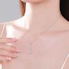 Tancise S925 Sterling Silver Luxury Personality Pendant Necklace Women's Classic Tide Necklace Necklace Party Gift