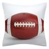 Vikama Sports-Themed Rugby And Basketball Decorative Square Cushion Cover, Suitable For Cars, Sofas, Offices, And Home Decor