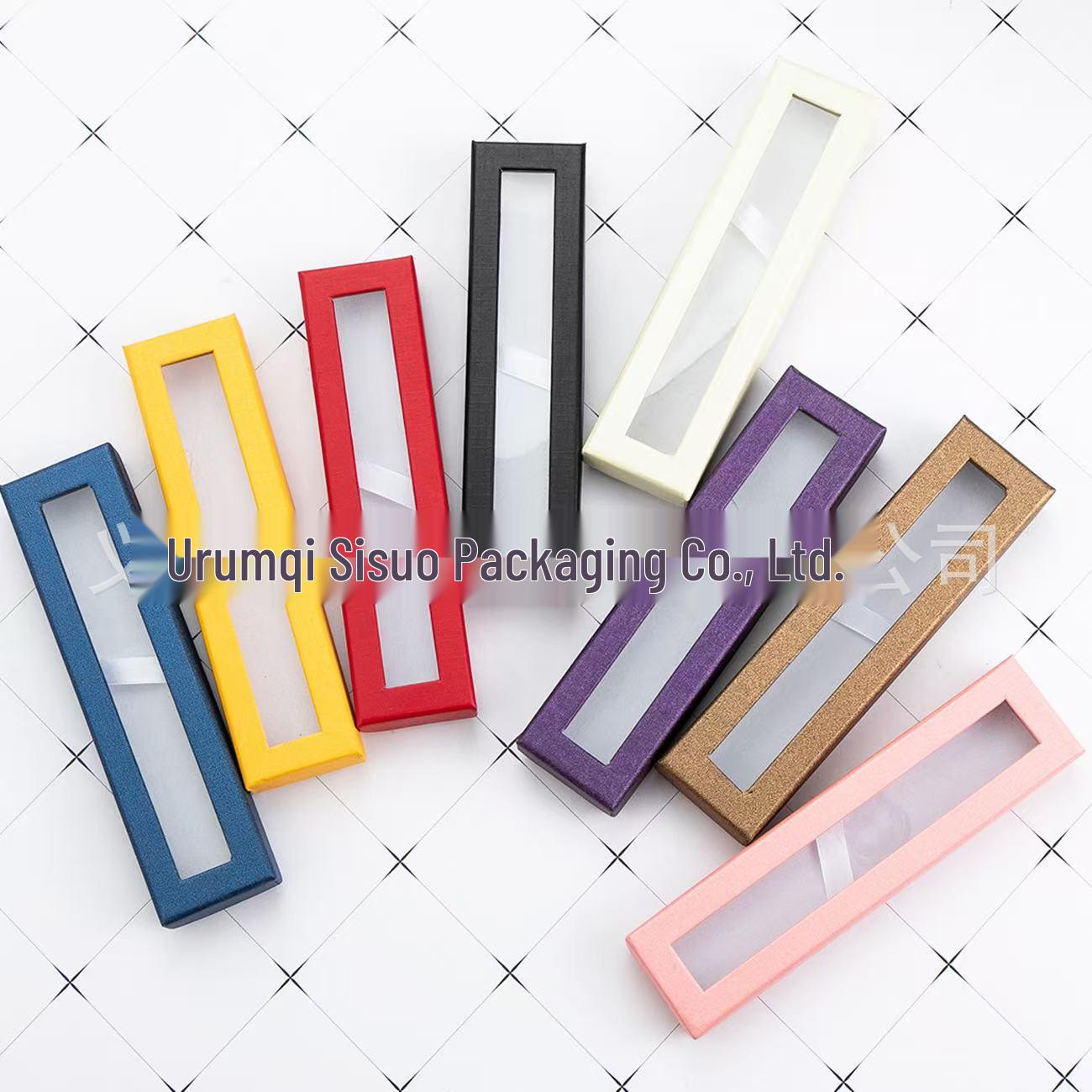 Premium Fountain Pen Gift Box with Custom Logo 17x4.3x2.3 розовый