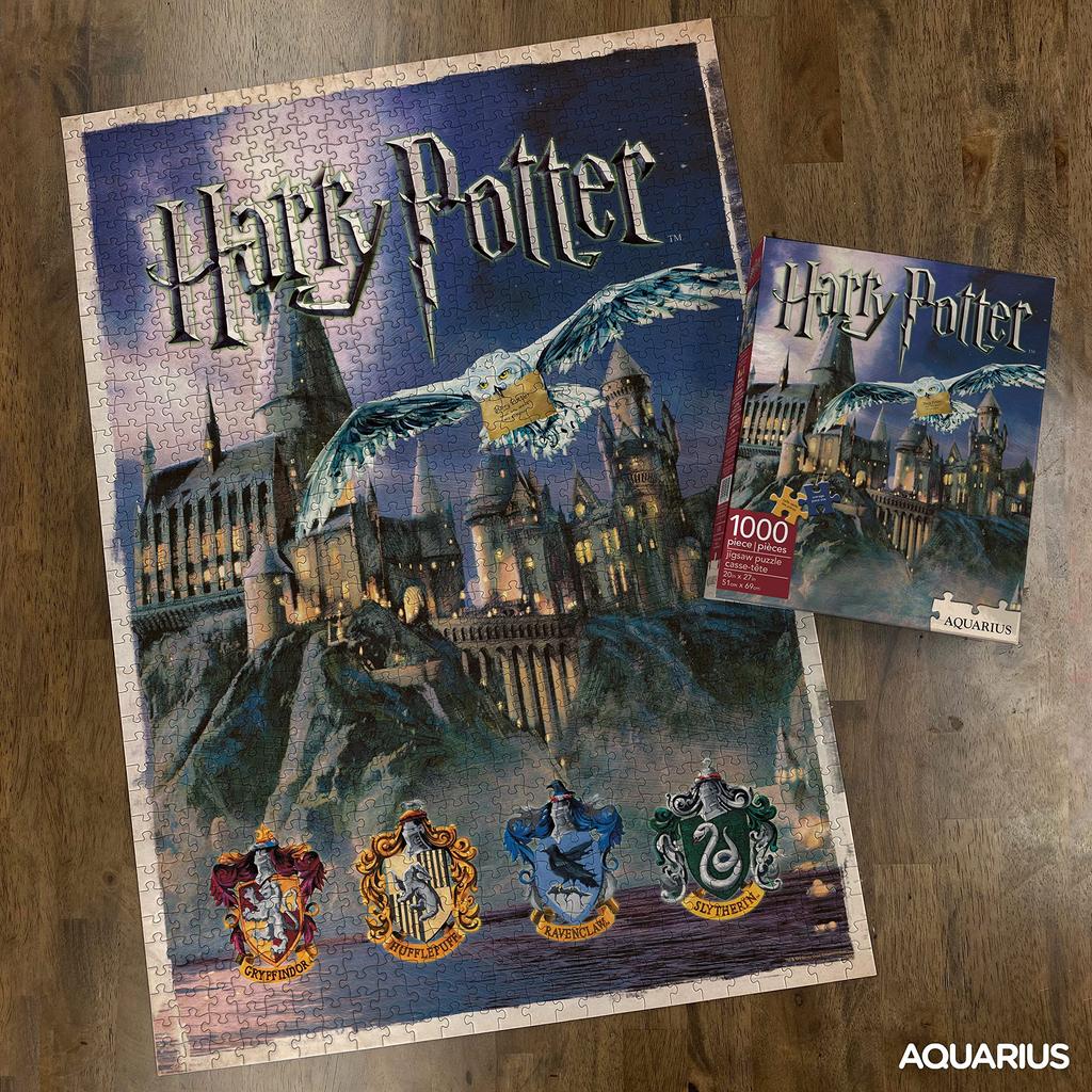 signs-unique Harry Potter Hogwarts 1000-Piece Jigsaw Puzzle (Harry Potter Hogwarts Puzzle NM) Black [Used]