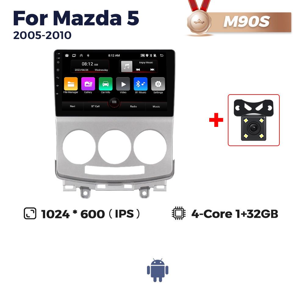 Navifly Android 2 Din Car Radio Multimedia Video Player For Mazda 5 Mazda5 2005-2010 Navigation GPS Head Unit Carplay WIFI DSP