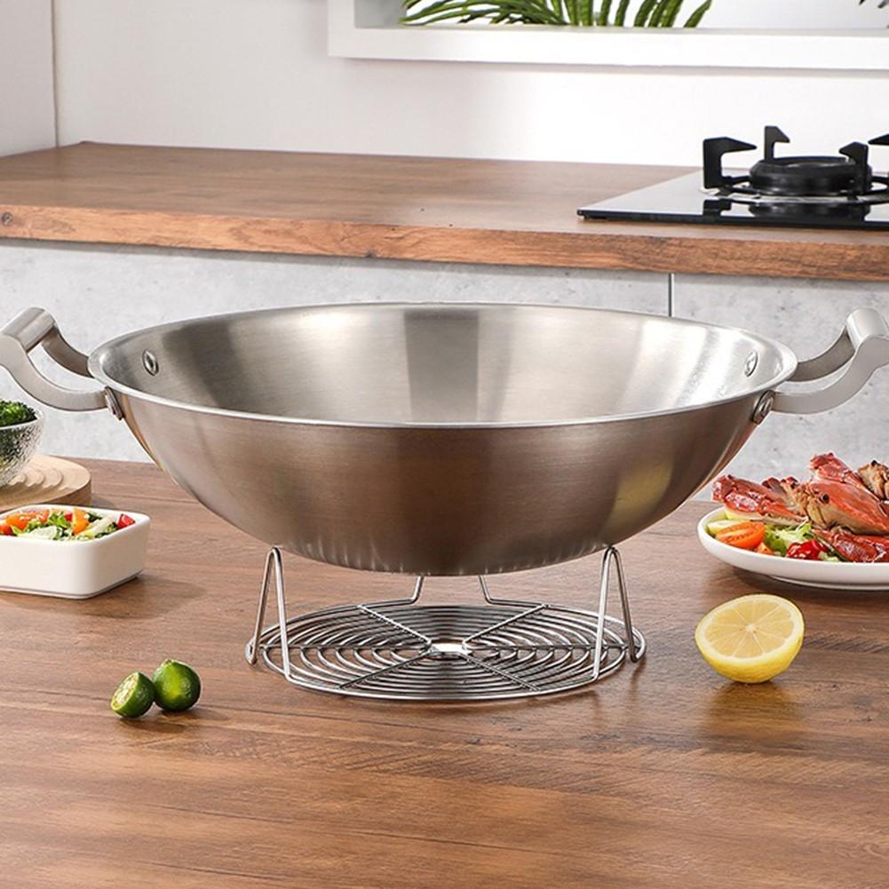 Matlaging Essential Steamer Stativ i rustfritt stål for grytepanne og wok rust