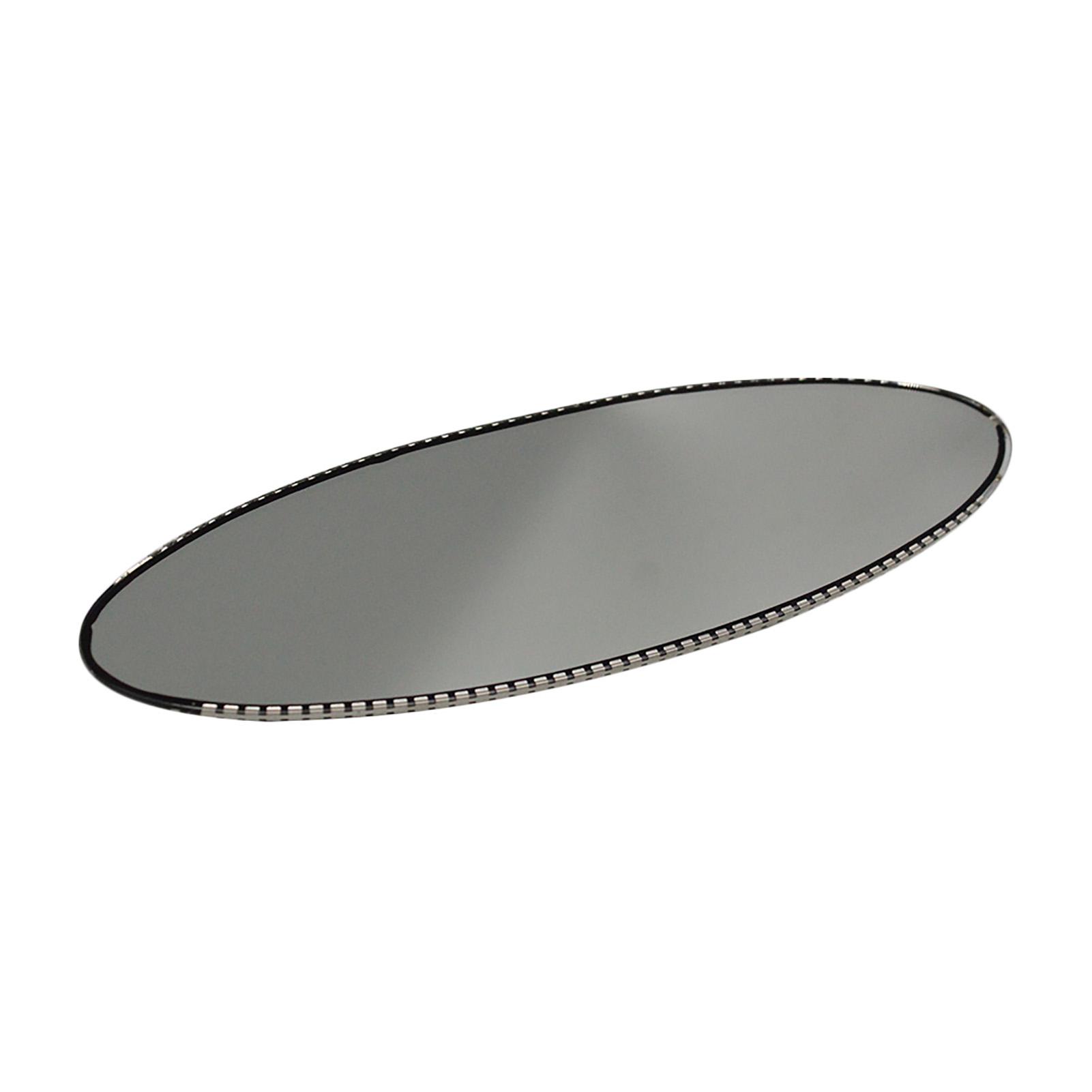 For BMW E46 M3 E39 M5 Oval Rear View Mirror Auto Dimming Replacement Glass Cell