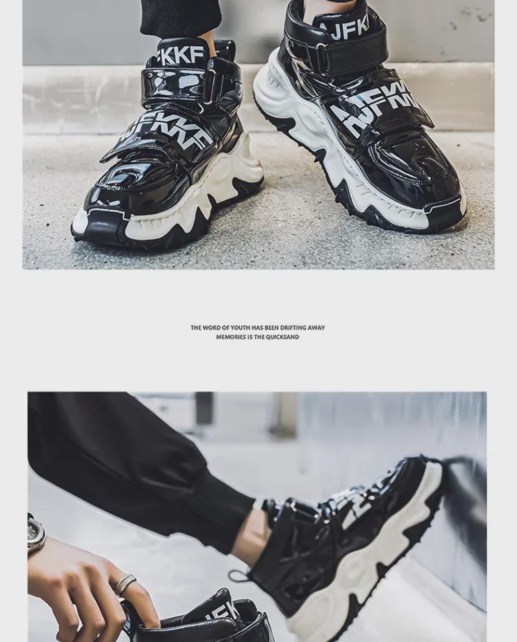 Pánské zimní vysoké sněhule se silnou podrážkou: Trendy boty pro tátu zvyšující výšku