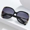 Large Frame Personalized Sunglasses Women Fashion Pearl Decor UV Resistant Stylish Glasses for Women