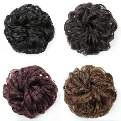 artificial hair bun