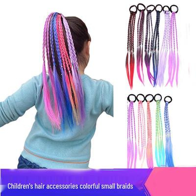 Exclusive Elastice de Păr Colorate Împletite Coadă de Cal pentru Copii