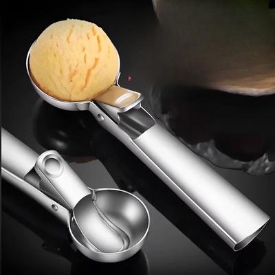 Eislöffel Eis am Stiel Löffel Fruchtlöffel Löffel Edelstahl Wassermelonenlöffel Form Eislöffel