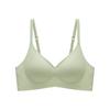Summer underwear, women's thin collection, sub-breasts, seamless bra, large chest, small adjustment type, anti-sagging soft support bra