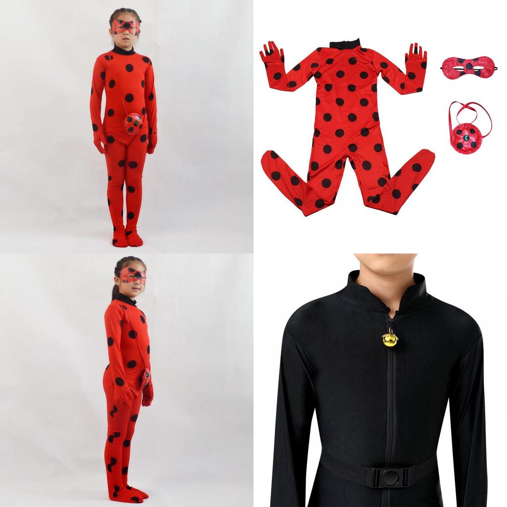 Miraculous Ladybug Cosplay Costume For Kids And Adults Perfect For Halloween And Christmas Parties!