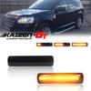 Sequential Amber LED Front Side Marker Turn Signal Lights For Land Rover Range Rover Sport/LR2 Freelander 2/LR3 LR4 Discovery