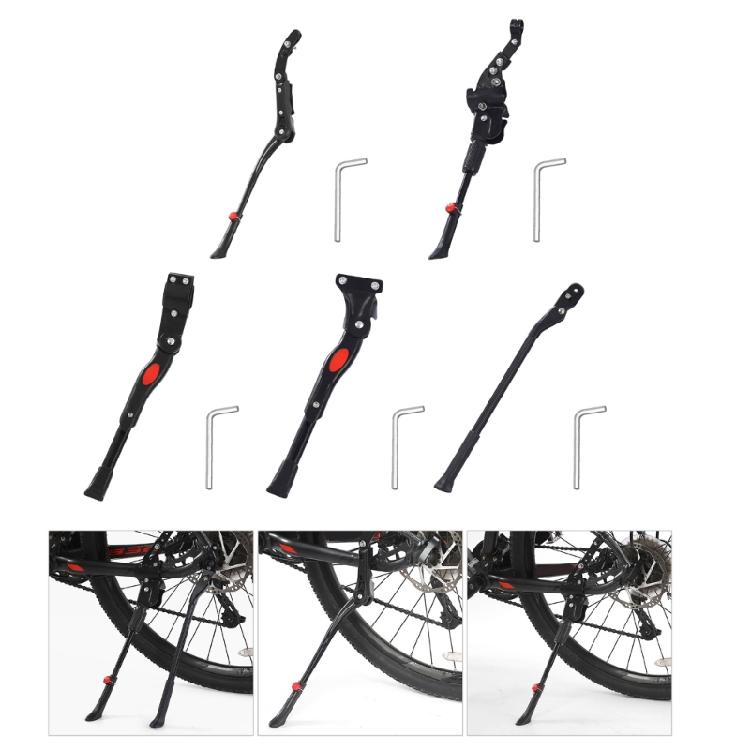 Bicycles Side Stand with Antislip Feet for 24/26/27.5/29inch Mountain Bicycles Kickstand Bike Rear Side Stand Kickstand