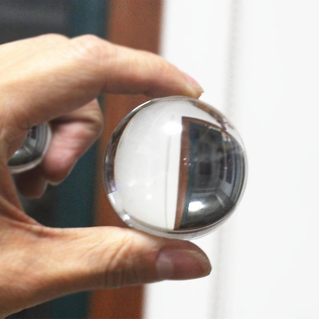 Clear Lens Globe Crystal Glass Ball Stand 40-80mm Lensball for Sphere Photography Decoration Home Room Decor Decorative Balls
