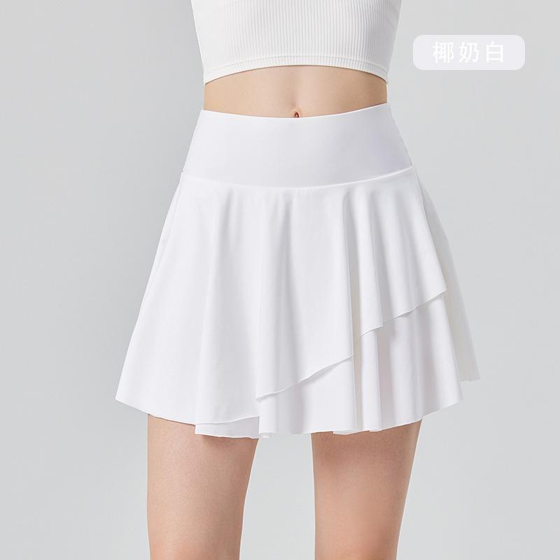Sports Golf Short Skirt Women's Quick-Drying Sports Skirt High Waist Tennis Pleated Short Skirt Yoga Clothing