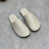 Johnature Genuine Leather Round Toe Flat Slippers Versatile And Comfortable Soft Soled Women's Slip-on Shoes