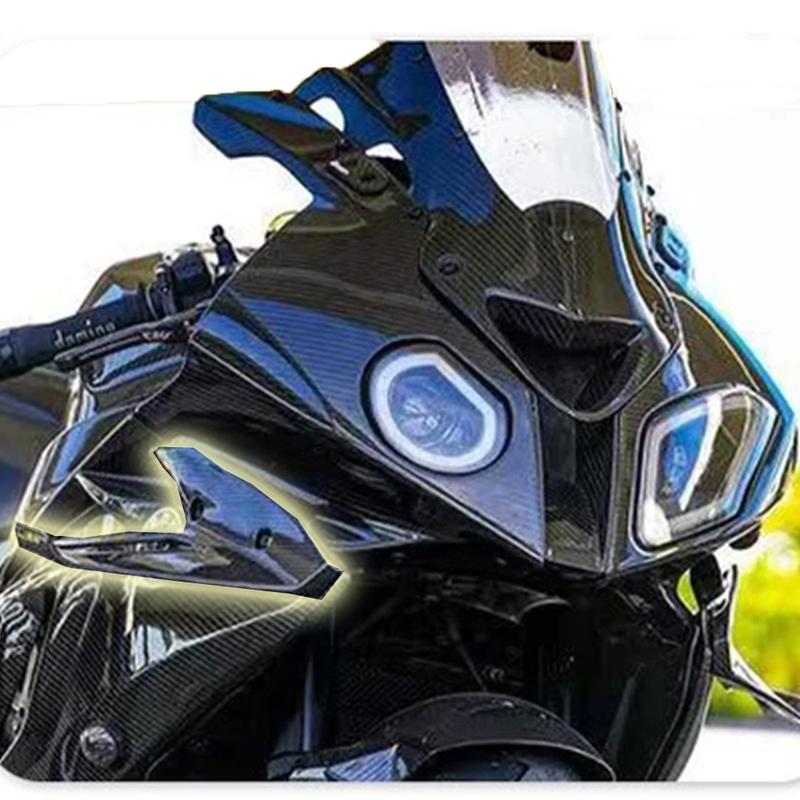 For BMW S1000RR S1000 RR 2009-2014 Fairing Fixed Wing ABS Carbon Fiber Motorcycle Accessories Side Spoiler Winglet