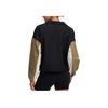 Under Armour Color Block Hooded Zip Long Sleeve Jacket Women jackets Brown Black 1374889-003