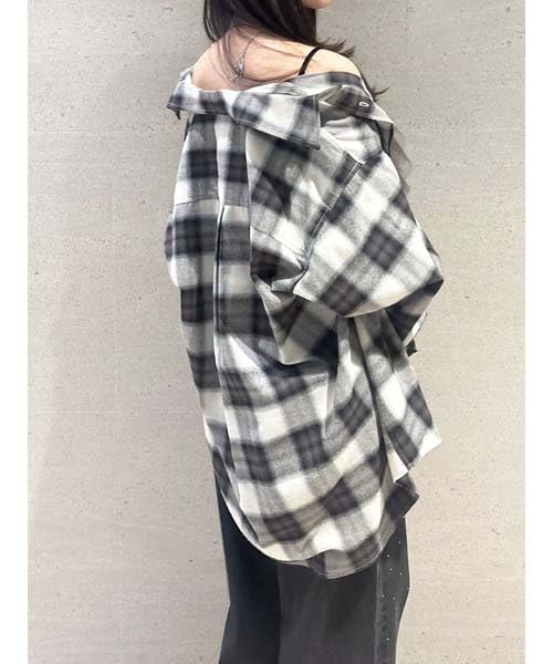 Lily Brown Flannel Shirt Black Women's LWFB251010,