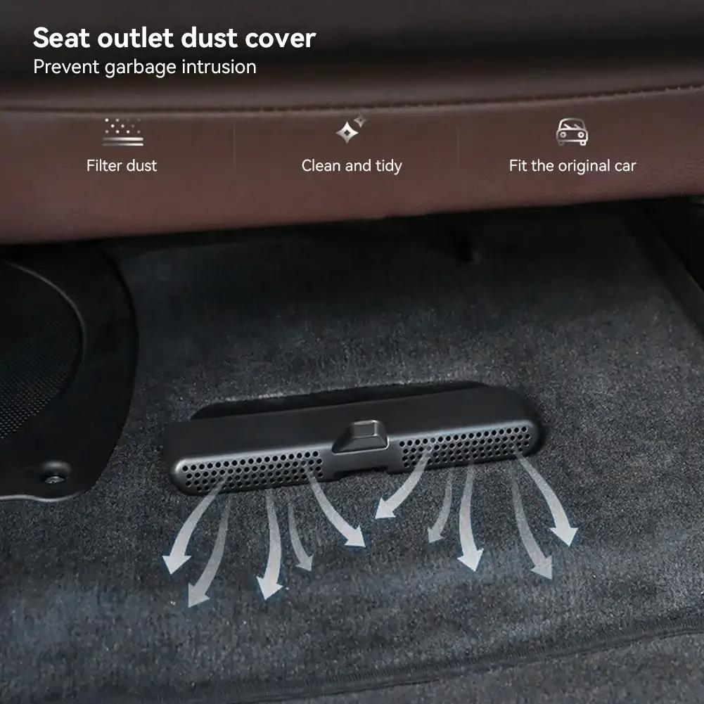 For BMW 3 Series G20 G21 G28 2019-2024 2Pcs Car Accessories Under Seat Air Conditioning Outlet Cover Trim Car Stickers