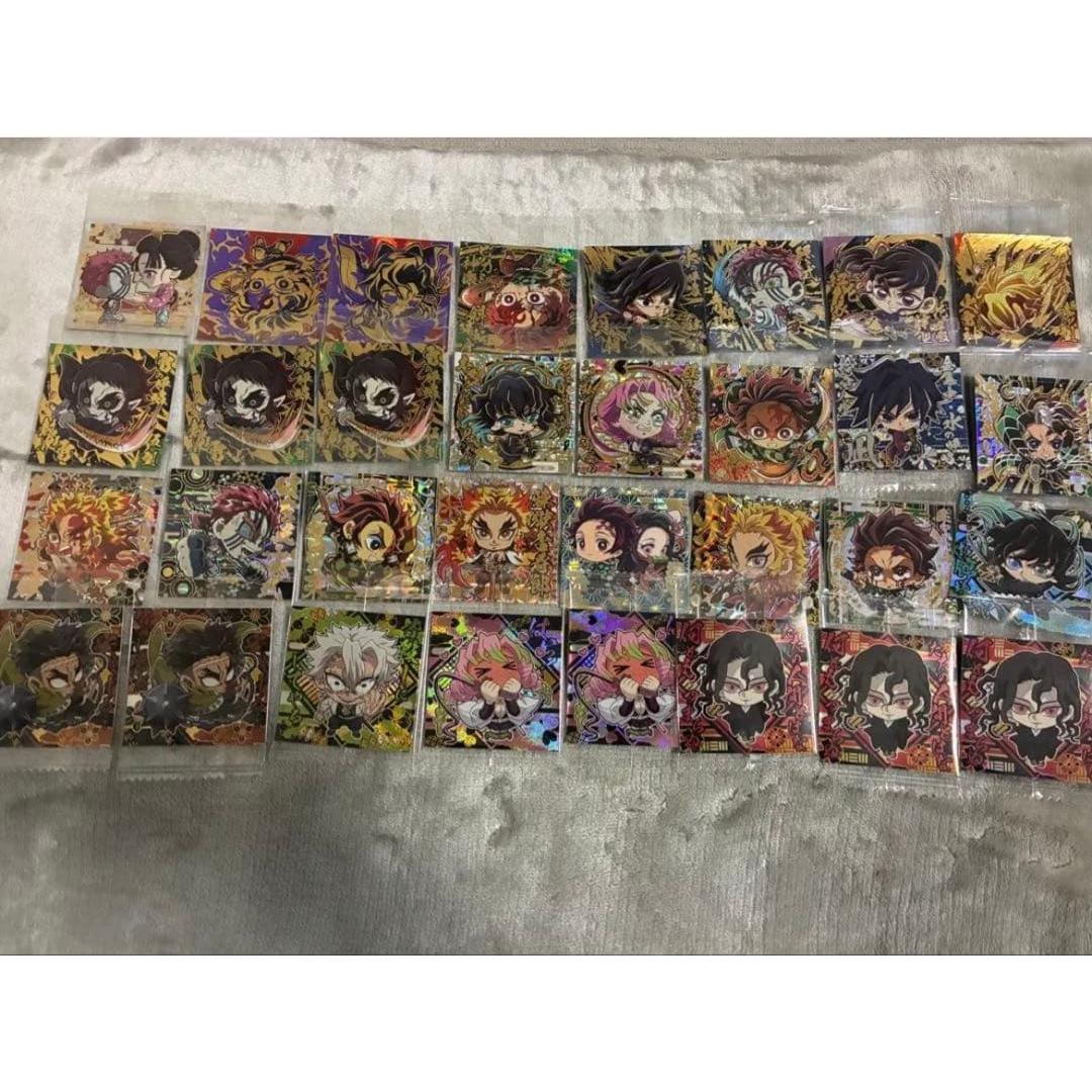 Used Demon Slayer: Kimetsu no Yaiba Formation Wafer Stickers Bulk Sale