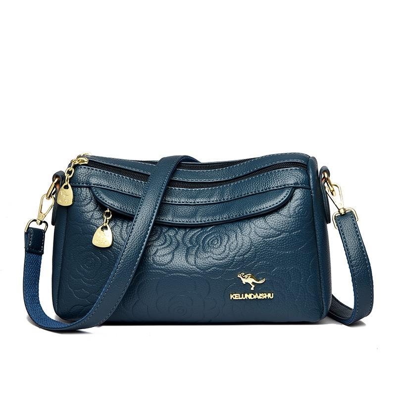 New soft leather women's bag fashionable versatile shoulder bag large capacity women's messenger bag