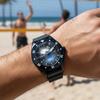 Challenger Automatik 30 ATM Wasserdicht Saphir Schwarz [SPINNAKER] Uhr, Automatikaufzug, Widerstandsfähig, Glas, Zifferblatt, SP-5163-03, Herren [Authentisch]