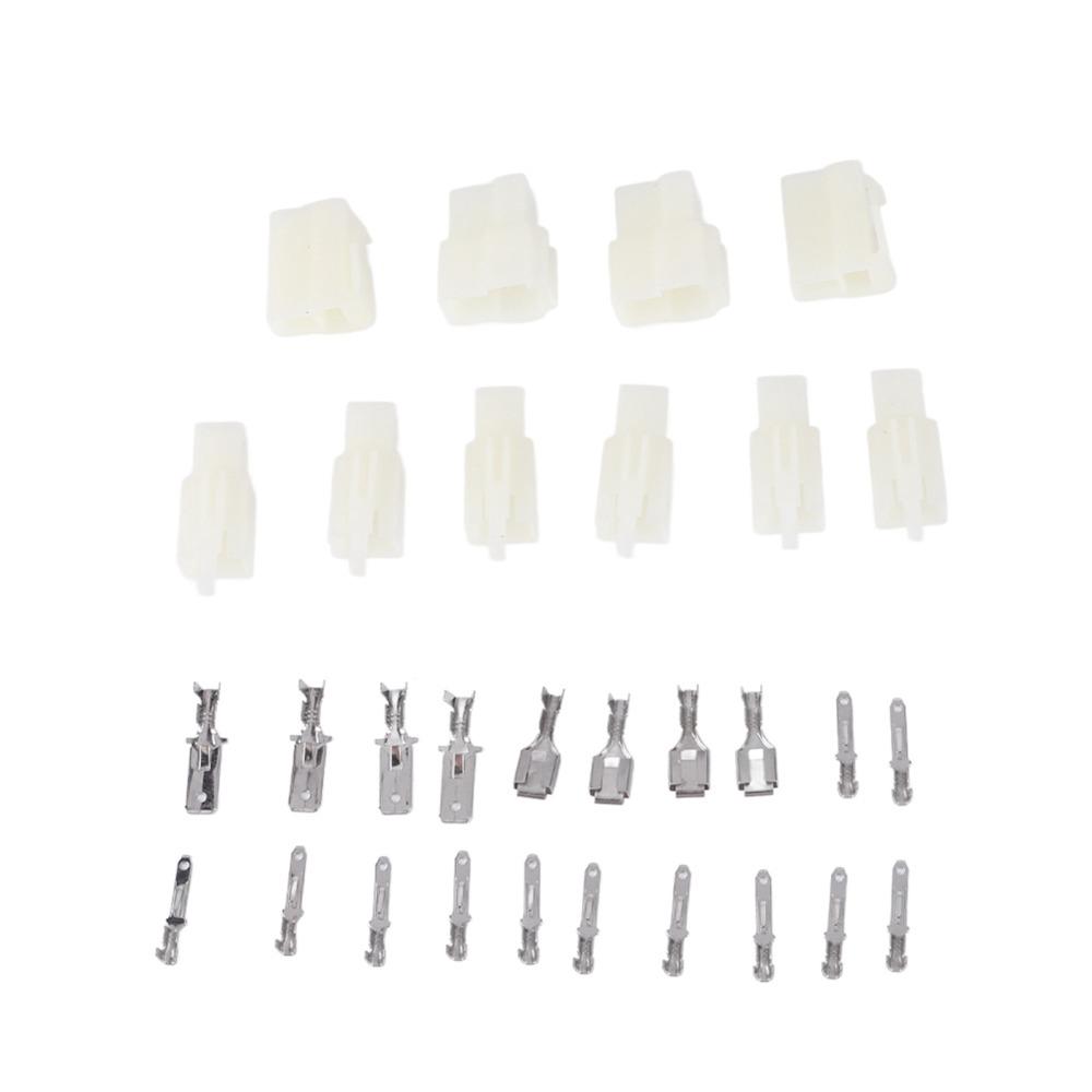 2 Set 2 Pin Connector Pin Set Female Male Connector Pin Controller Plug Connector  Motorbike