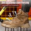 High Top Men Boots Work Safety Shoes Steel Toe Shoes Work Sneakers Protection Shoes Puncture-Proof  Indestructible Shoes