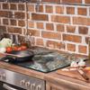 GLASSCHUTZPLATTE FÜR KOCHFELD 60x52 MARMOR