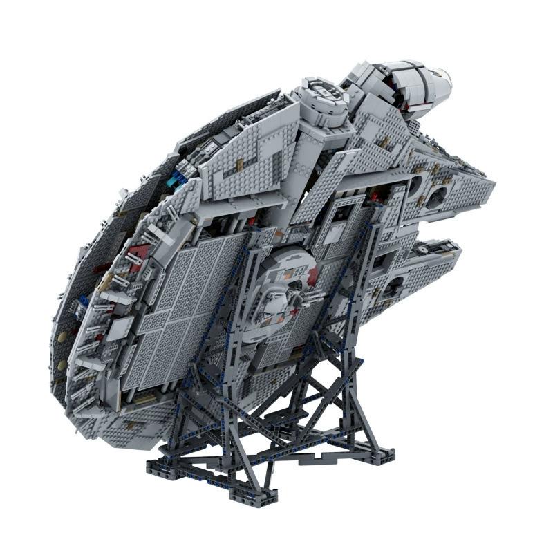 Moc Display Stand For 75192/05132 Bracket Building Blocks Set For Big Falcon Display Base Bricks Toy