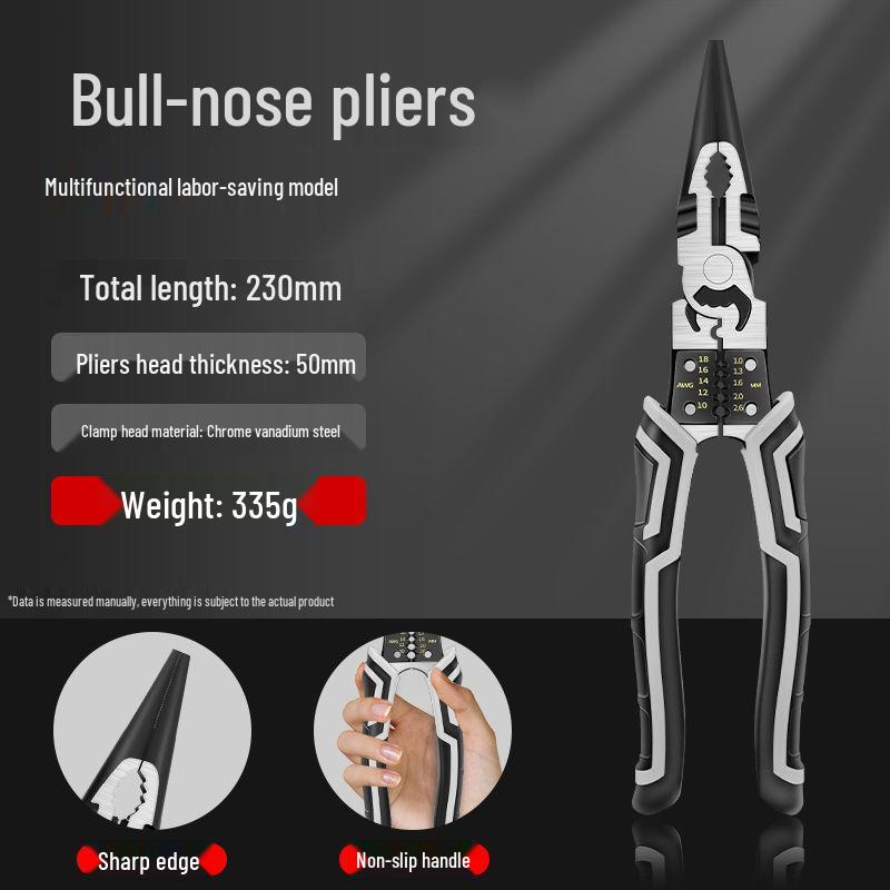 Multifunkční drátové kleště německého typu: Průmyslové, Práci šetřící, Univerzální, Kombinované a Diagonální kleště pro Elektrikáře.